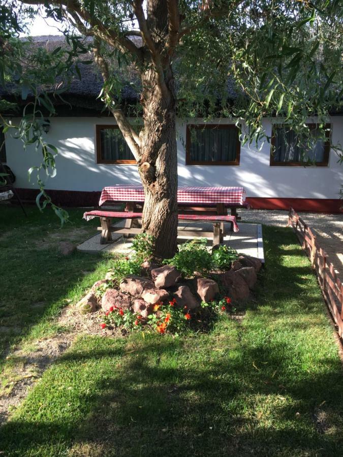 Balatonkenesei Nádfedeles Lovas Vendégház Esterno foto
